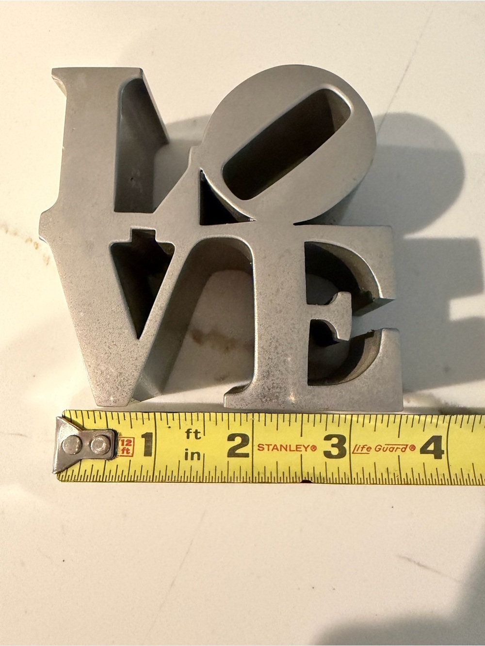 LOVE Metal Decorative Sculpture - Picture 2 of 4